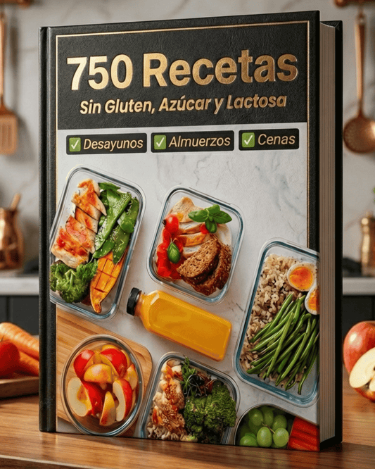 750 Almuerzos, Cenas y Desayunos Sin TACC, Sin Azucar y Lactosa